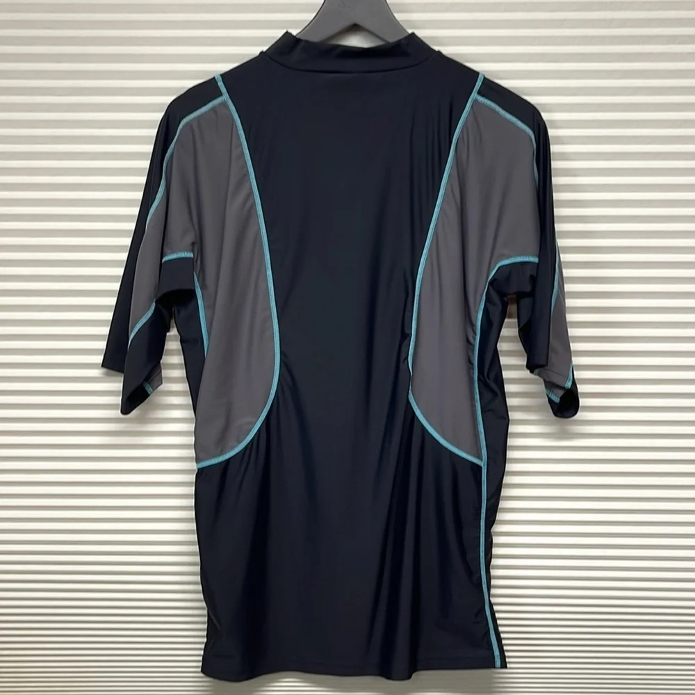 Radicool Australia Skins Black Rash Guard UPF 100 Sun Protection Beach Shirt